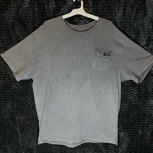 Man Active Oversized Acid Wash Cargo T-Shirt